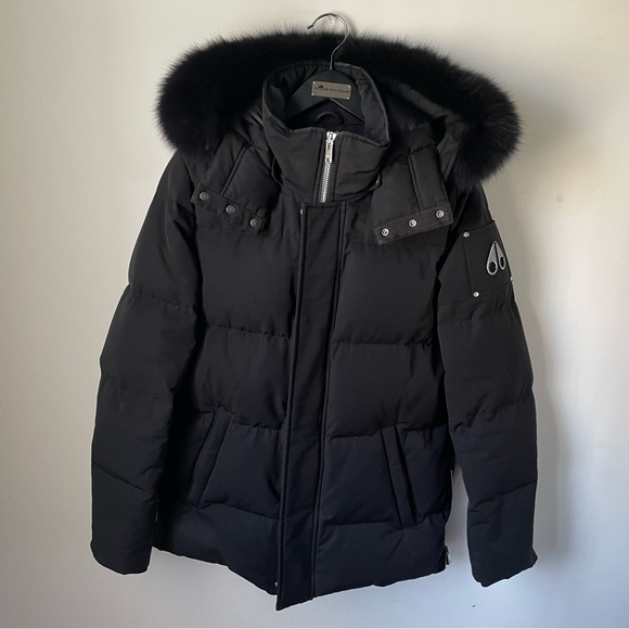 Moose Knuckles Richardson Jacket Black Fur - Picture 5 of 14